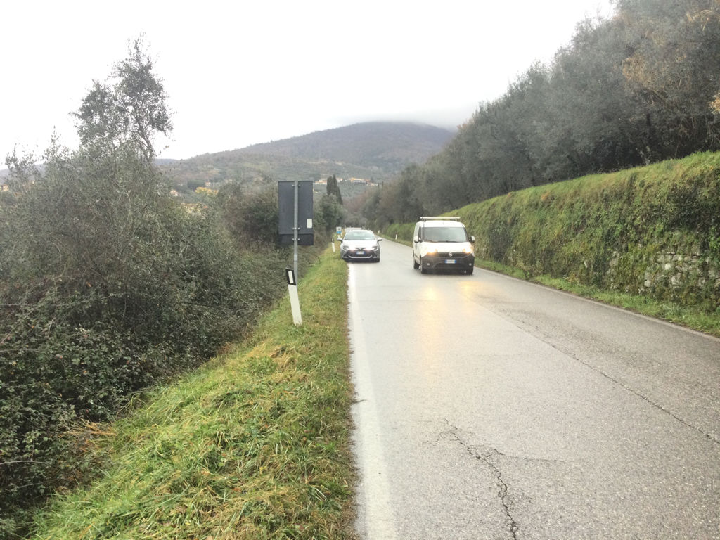 Impianto TABELLA a Reggello, in zona Gelateria Il Muretto