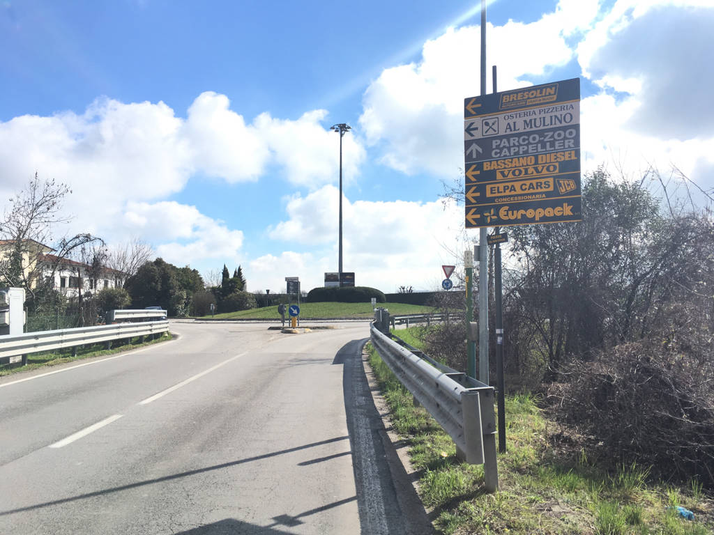 Impianto FRECCE / PREINSEGNE a Cartigliano, in zona Pizzeria Trattoria Al Mulino
