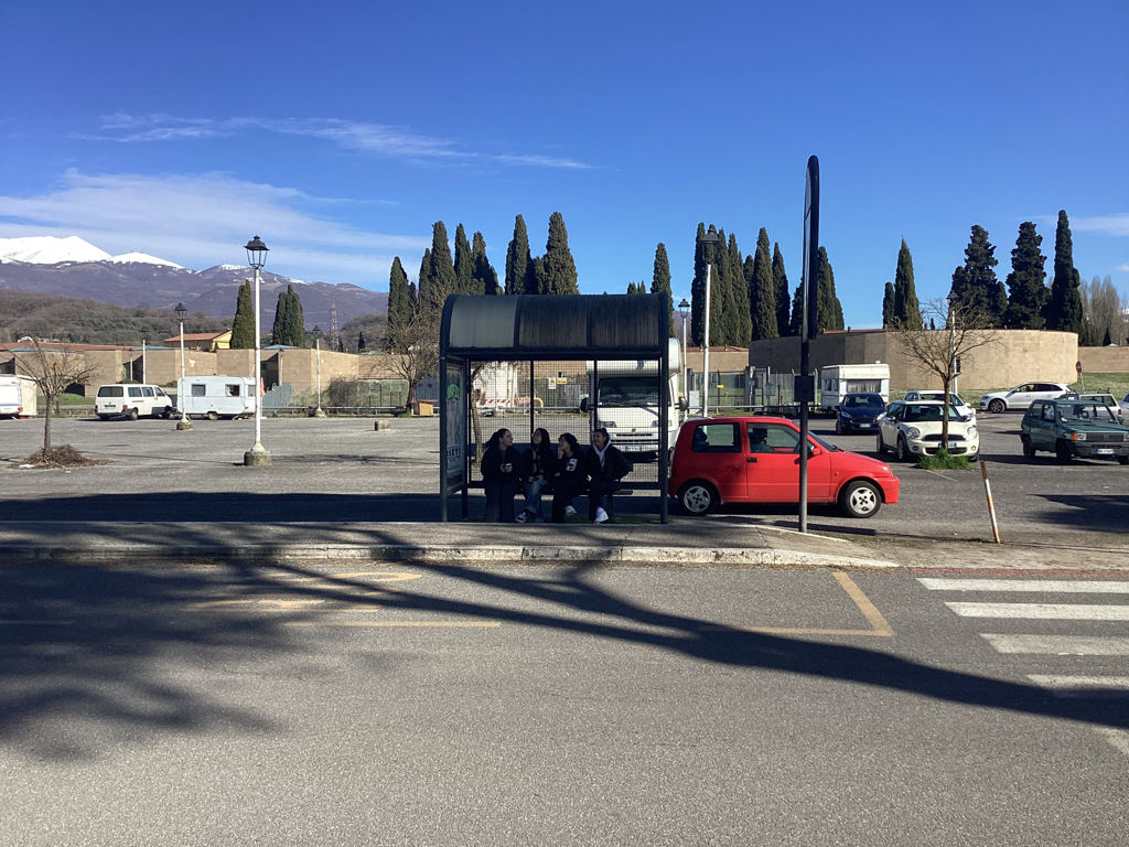 Impianto PENSILINA a Rieti, in zona Bar Lume Cafè