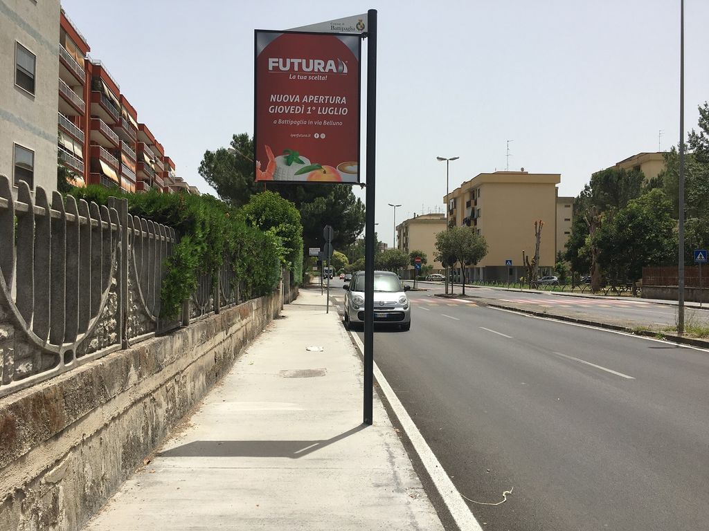 Impianto PALINA a Battipaglia, in zona Sala del Regno dei Testimoni di Geova