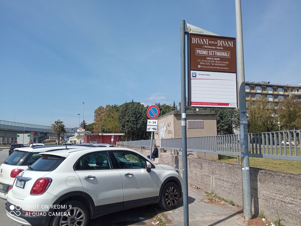Impianto PALINA a Battipaglia, in zona Caffè Roma
