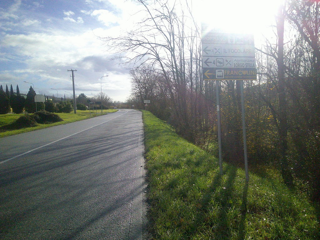 Impianto FRECCE / PREINSEGNE a Montespertoli, in zona Agip