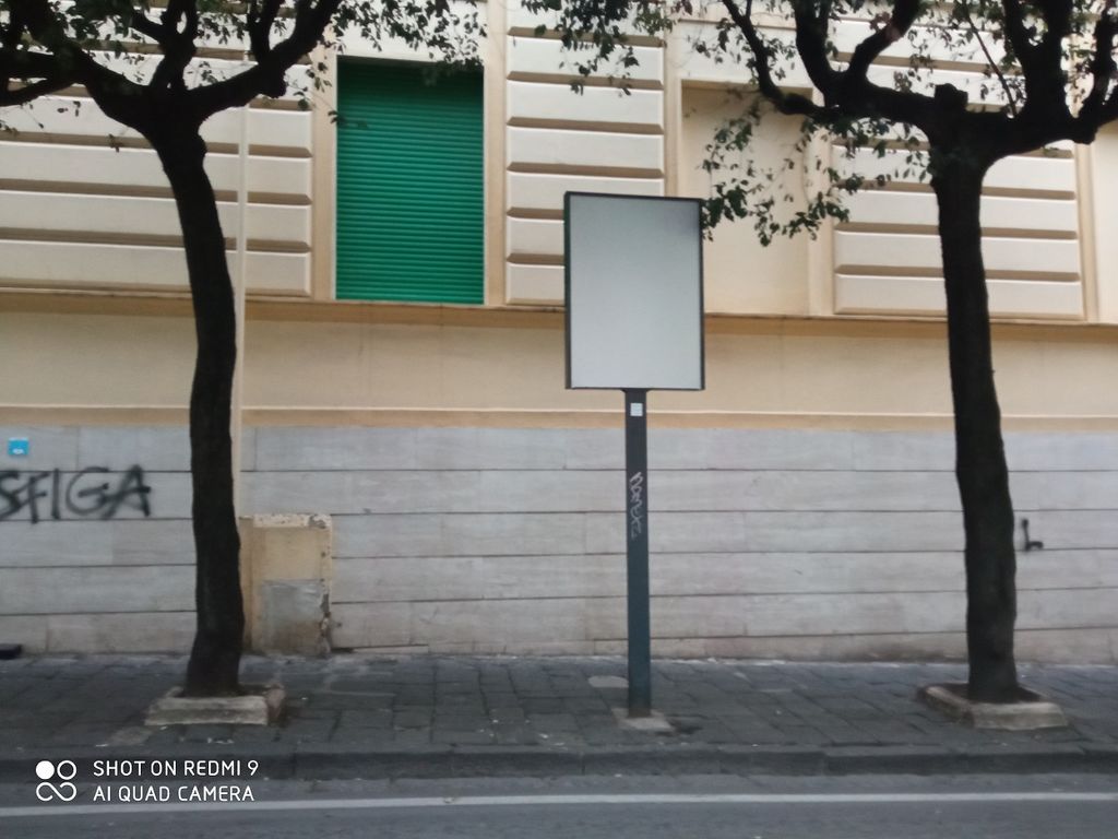 Impianto TABELLA a Castellammare di Stabia, in zona SuperMercato