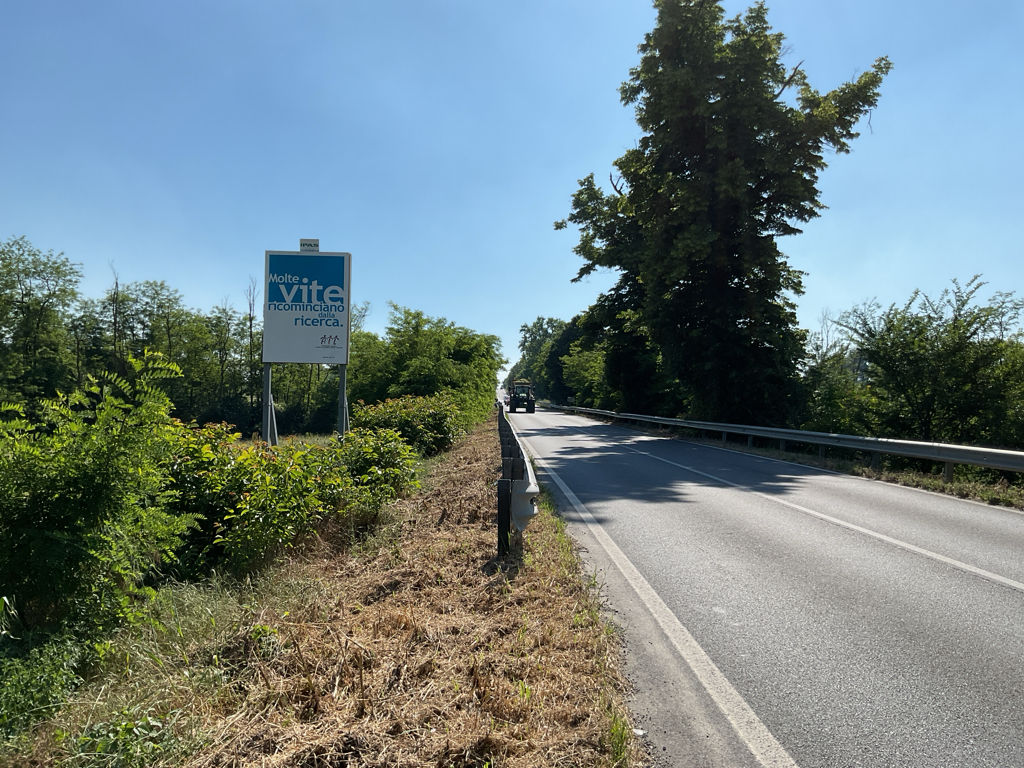 Impianto CARTELLONISTICA a Solero, in zona Piazzetta degli Alpini