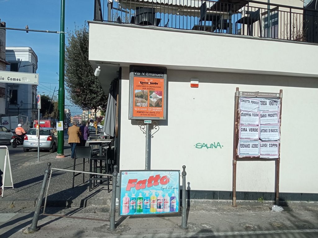 Impianto PALINA a Portici, in zona Bar Comes