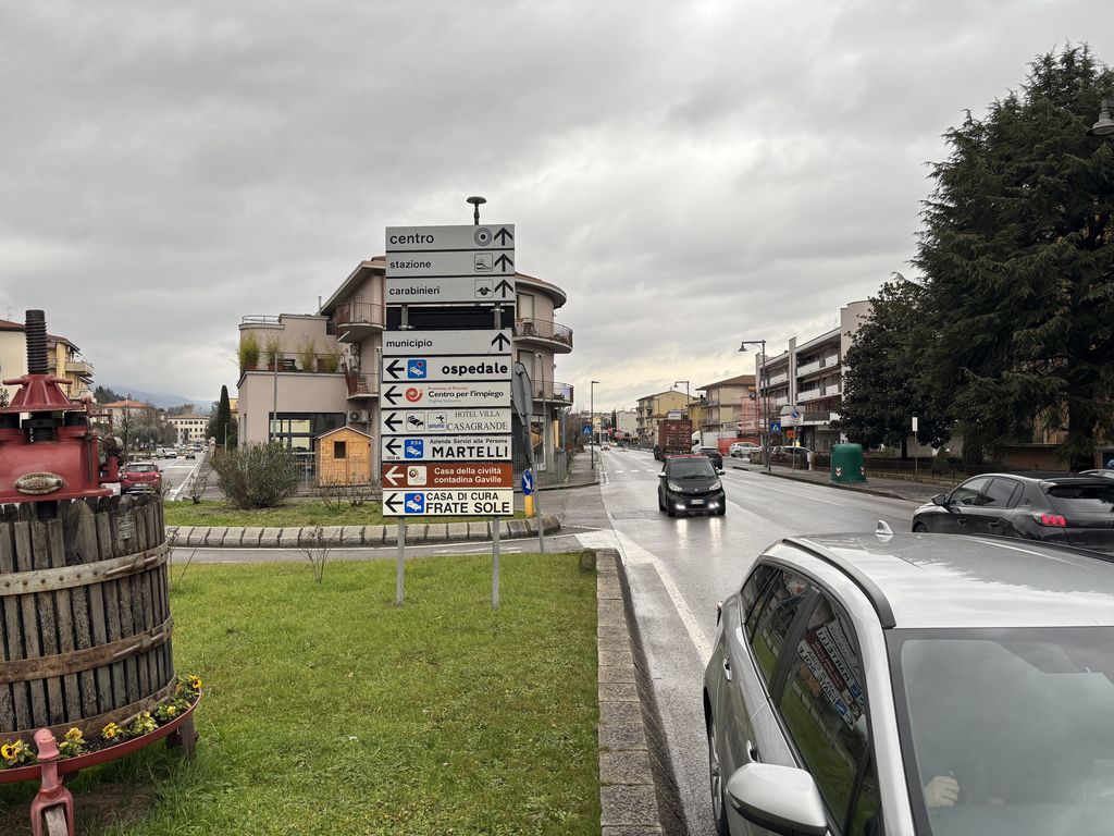 Impianto FRECCE / PREINSEGNE a Figline e Incisa Valdarno, in zona Mannucci