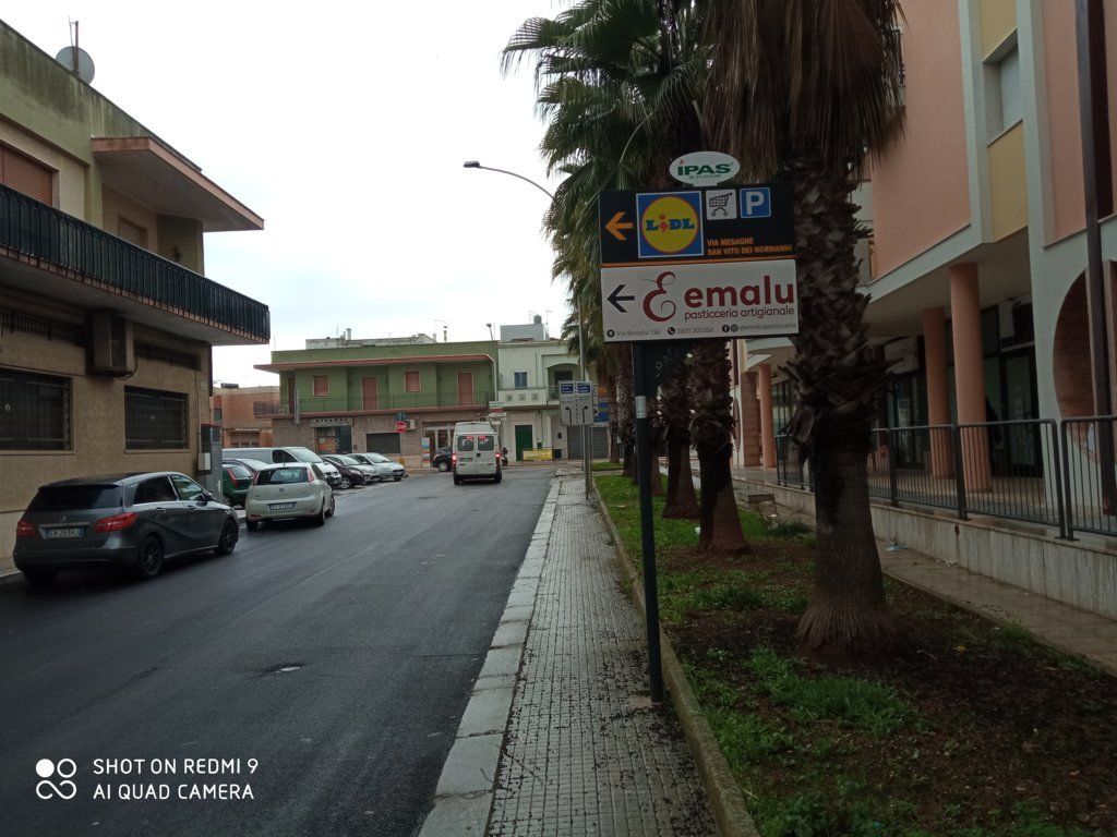 Impianto FRECCE / PREINSEGNE a San Vito dei Normanni, in zona Il Vulcano