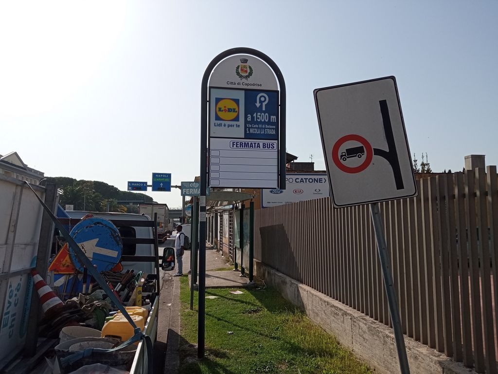Impianto PALINA a Capodrise, in zona Bola Caserta