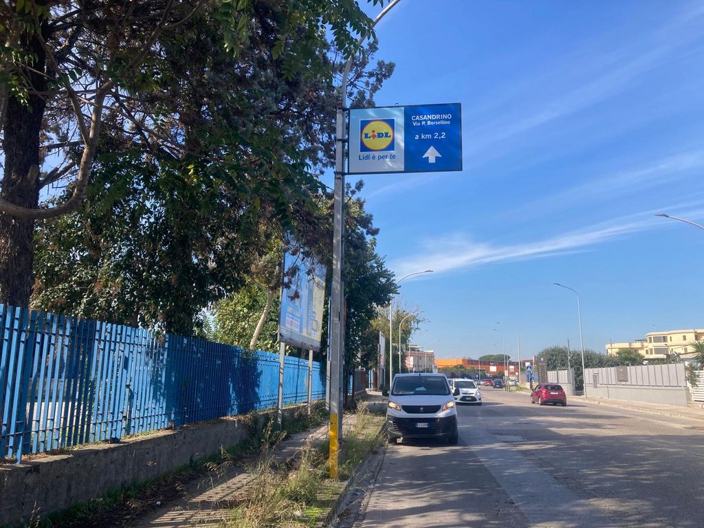 Impianto CARTELLONISTICA a Arzano, in zona Mida Sport
