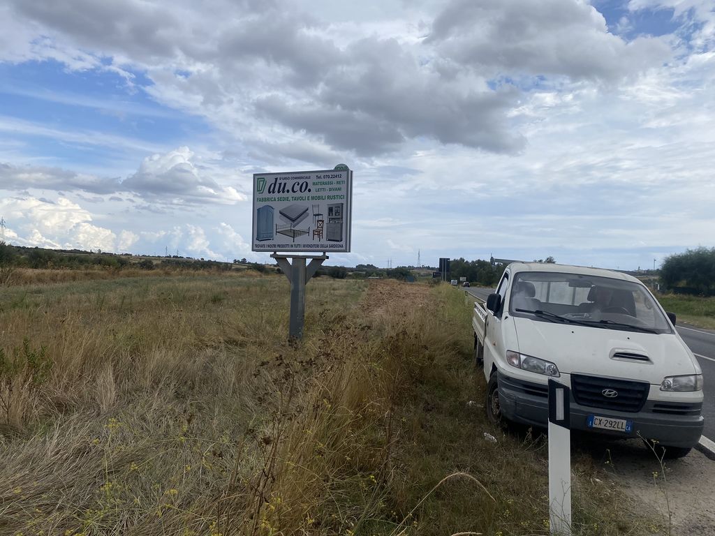 Impianto CARTELLONISTICA a Sestu, in zona ex S.P. 8 Ateneo