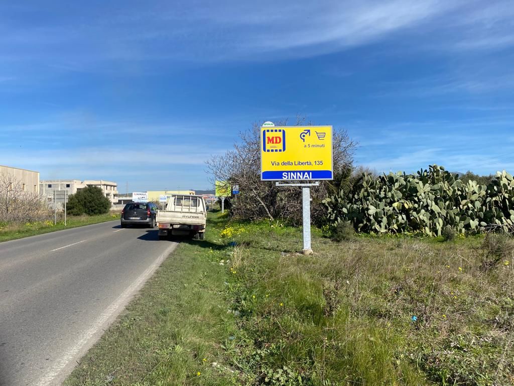 Impianto CARTELLONISTICA a Settimo San Pietro, in zona Lidl