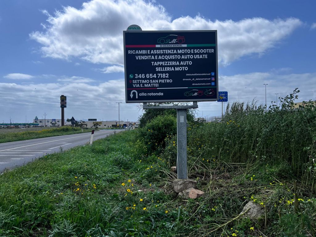 Impianto CARTELLONISTICA a Settimo San Pietro, in zona EuroSpin