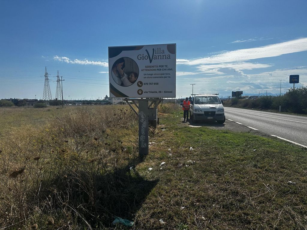 Impianto CARTELLONISTICA a Settimo San Pietro, in zona EuroSpin