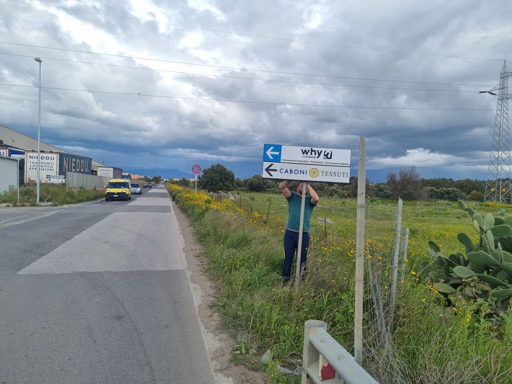 Impianto FRECCE / PREINSEGNE a Assemini, in zona Eni