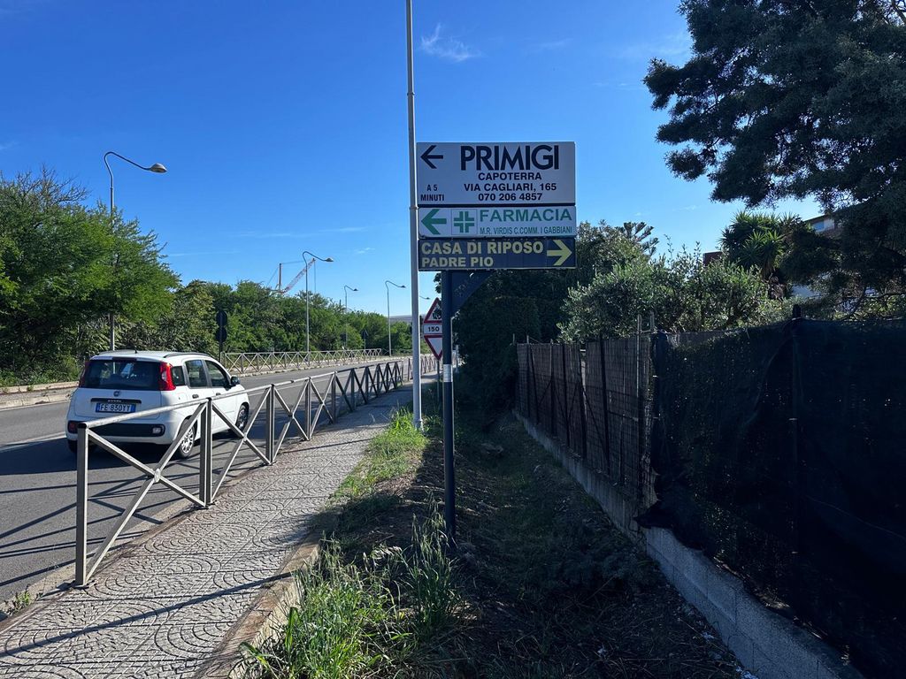 Impianto FRECCE / PREINSEGNE a Capoterra, in zona Pizzeria La Maddalena