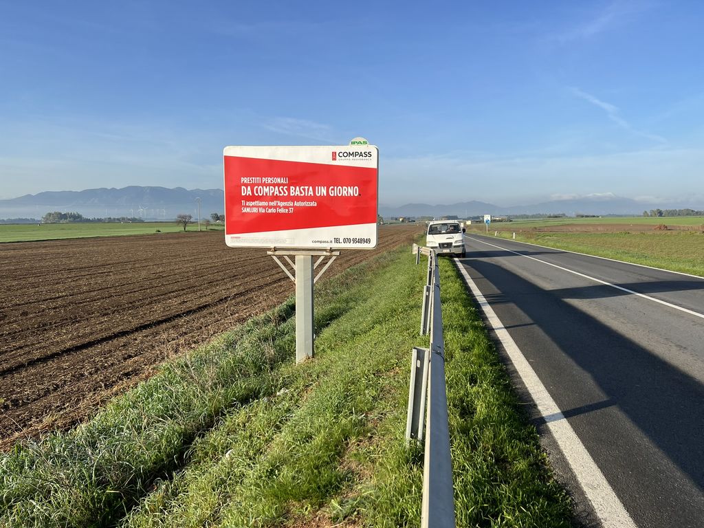 Impianto CARTELLONISTICA a Sanluri