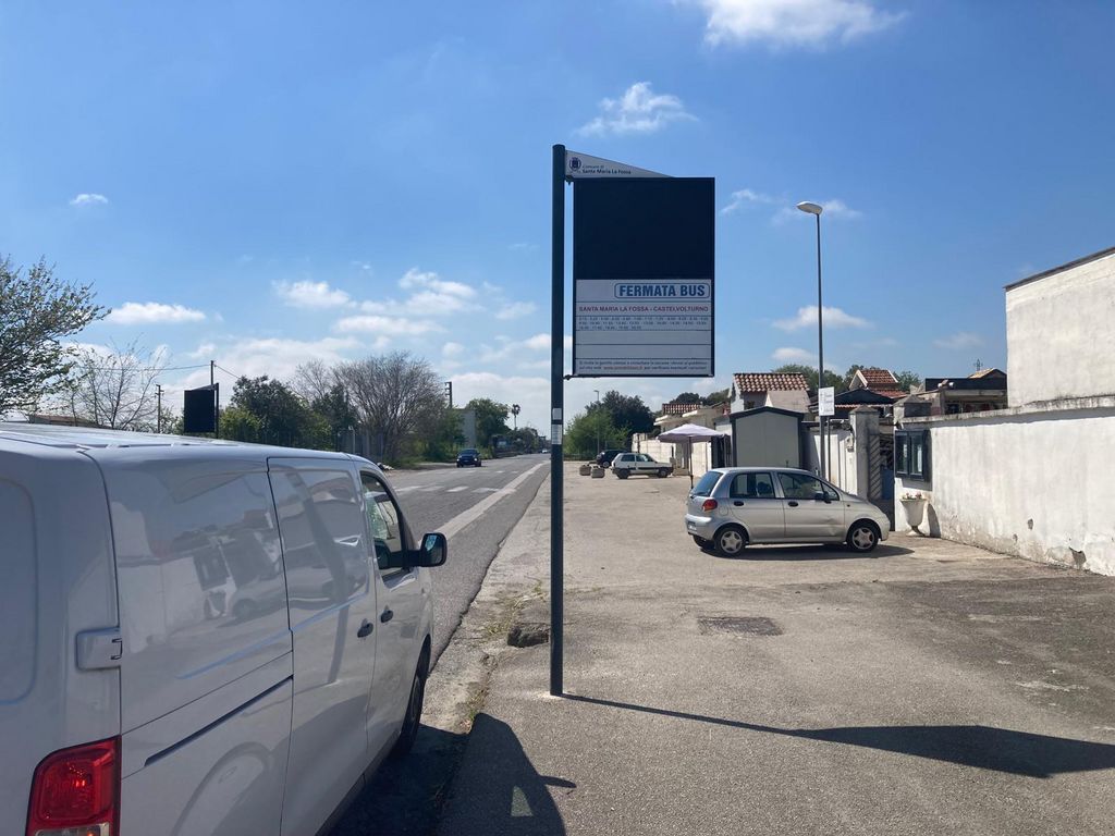 Impianto PALINA a Santa Maria la Fossa, in zona Area Verde della Casa Cantoniera (ex SS 264)