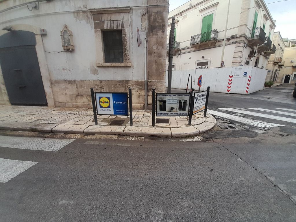 Impianto TRANSENNA a Giovinazzo, in zona Antico Chiosco Palermo