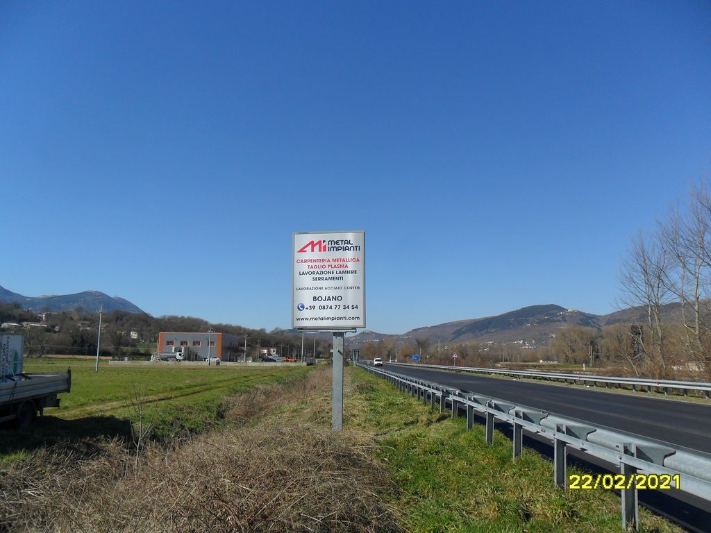Impianto CARTELLONISTICA a Cantalupo nel Sannio, in zona Retitalia