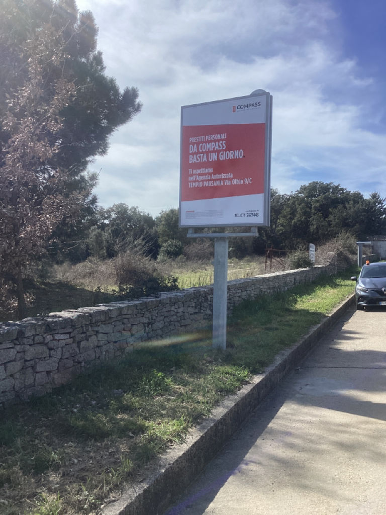 Impianto CARTELLONISTICA a Tempio Pausania, in zona San Leonardo