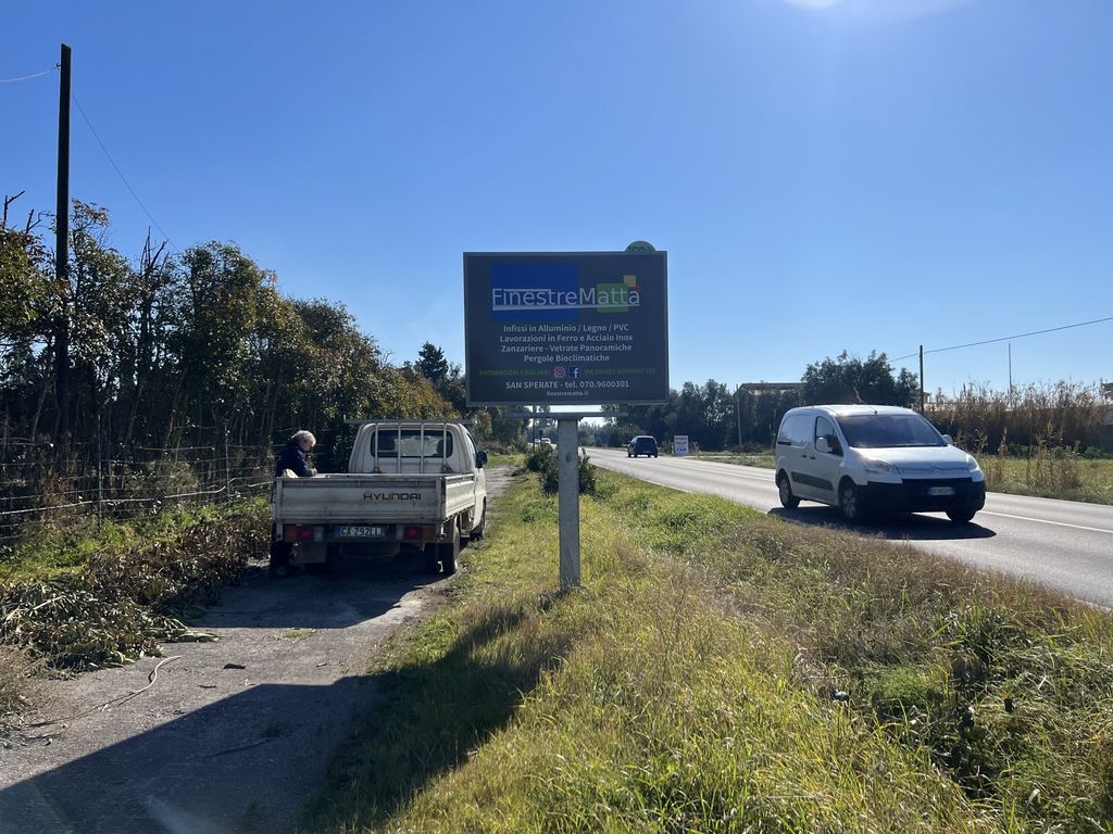 Impianto CARTELLONISTICA a San Sperate