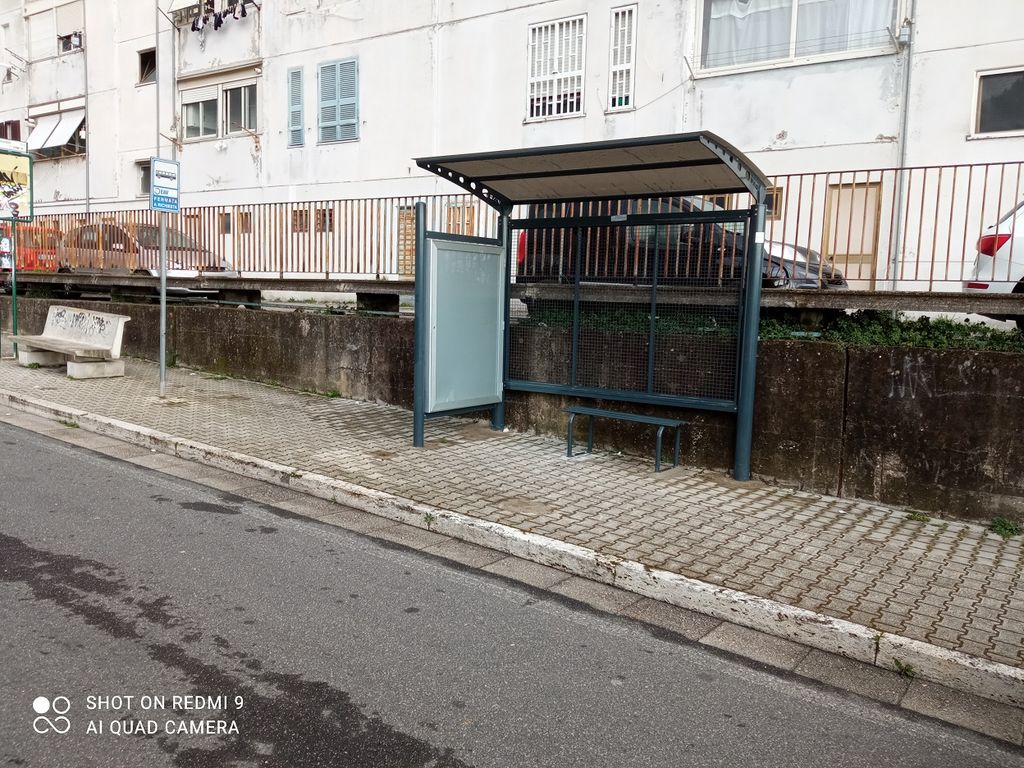 Impianto PENSILINA a Pozzuoli, in zona Scuola Andersen