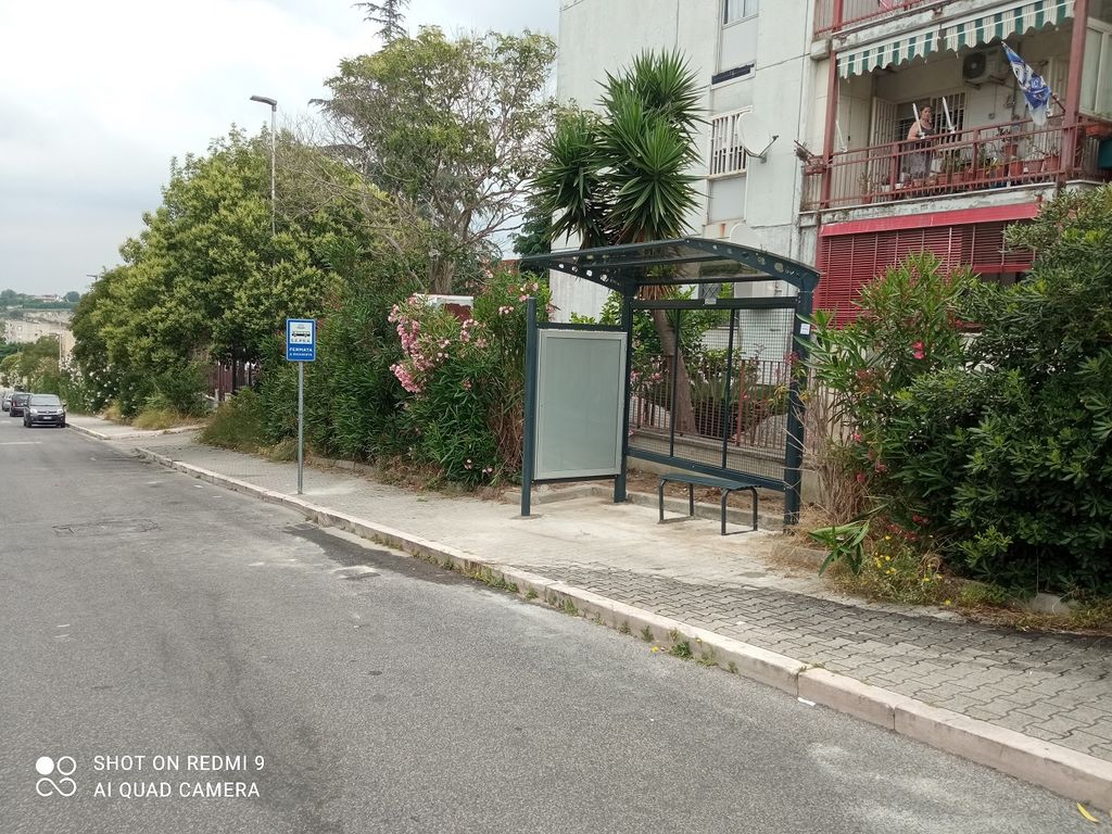 Impianto PENSILINA a Pozzuoli, in zona Istituto Professionale Alberghiero 