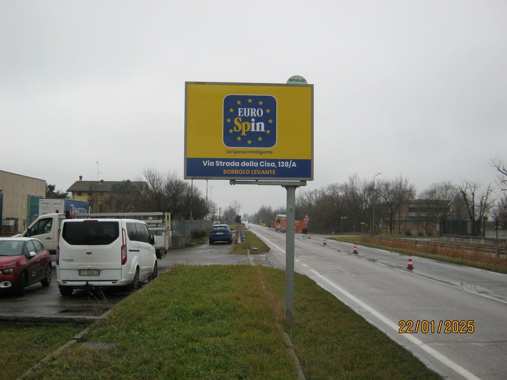 Impianto CARTELLONISTICA a Boretto, in zona Trattoria Laghi Sant'Antonio