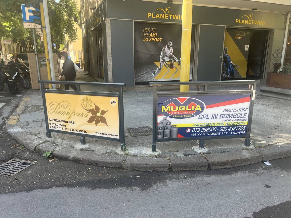 Impianto TRANSENNA a Alghero, in zona Bar Abba
