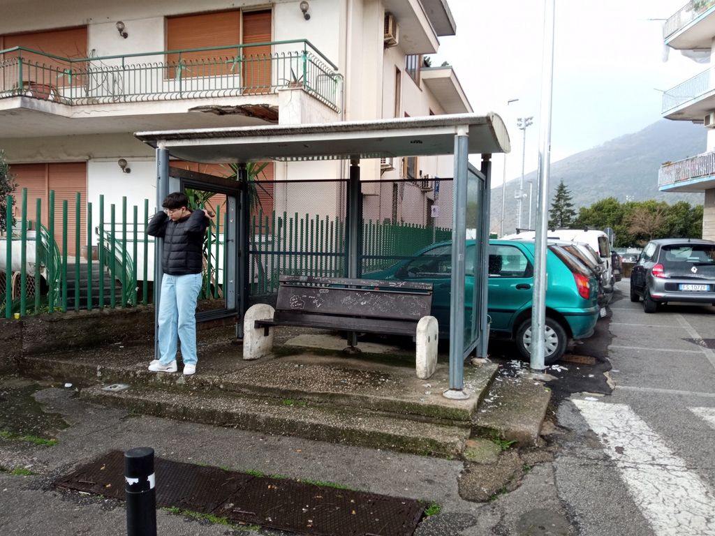 Impianto PENSILINA a Castel San Giorgio, in zona Villetta comunale