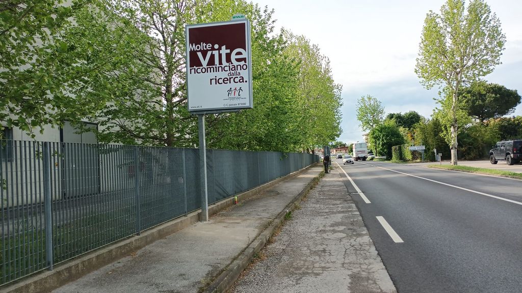 Impianto CARTELLONISTICA a Treviso, in zona Le Papere al Lago
