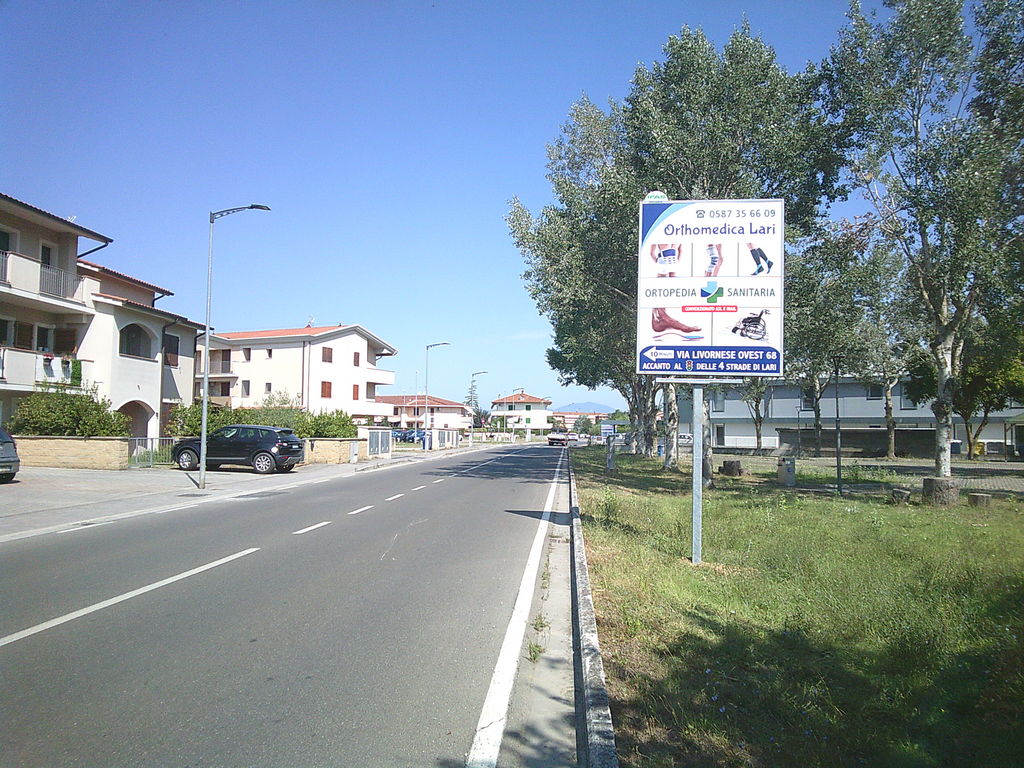 Impianto CARTELLONISTICA a Capannoli, in zona Scuola dell'infanzia di Capannoli