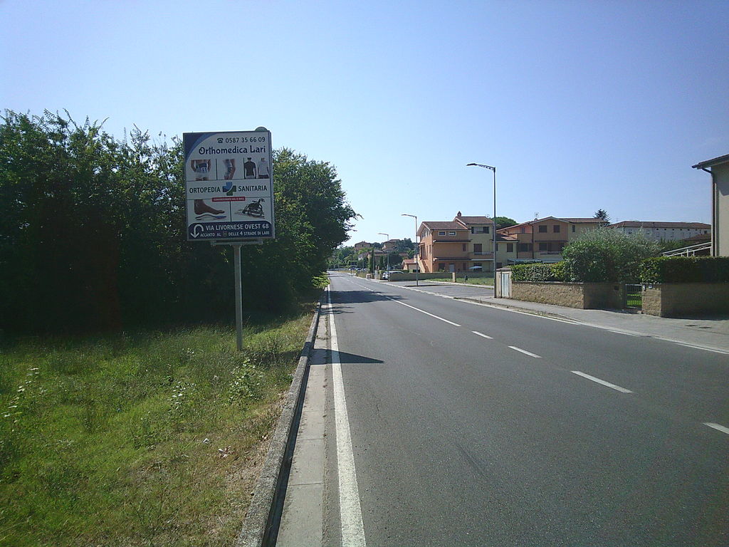 Impianto CARTELLONISTICA a Capannoli, in zona Scuola dell'infanzia di Capannoli
