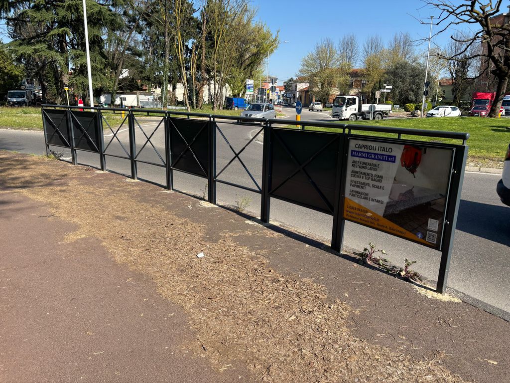 Impianto TRANSENNA a Busto Arsizio, in zona Cafèlandia