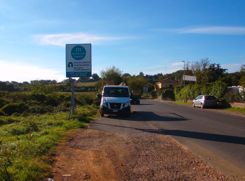 Impianto CARTELLONISTICA a Nepi, in zona Pescheria Contro Corrente