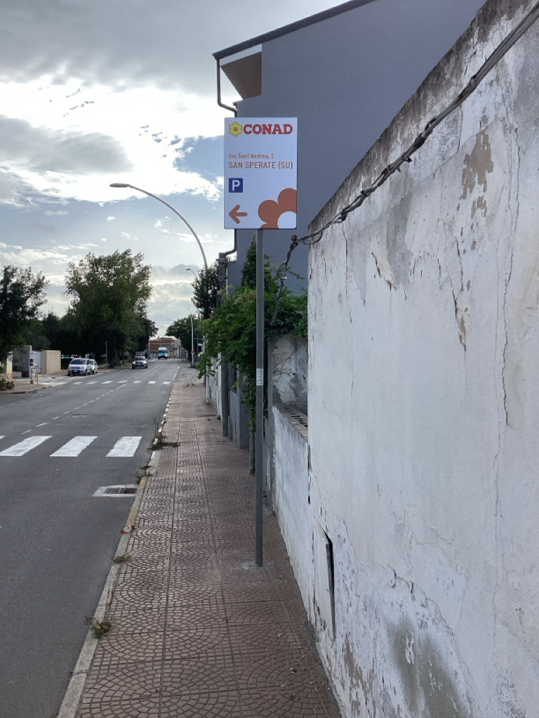 Impianto TABELLA a San Sperate, in zona Giardino Megalitico