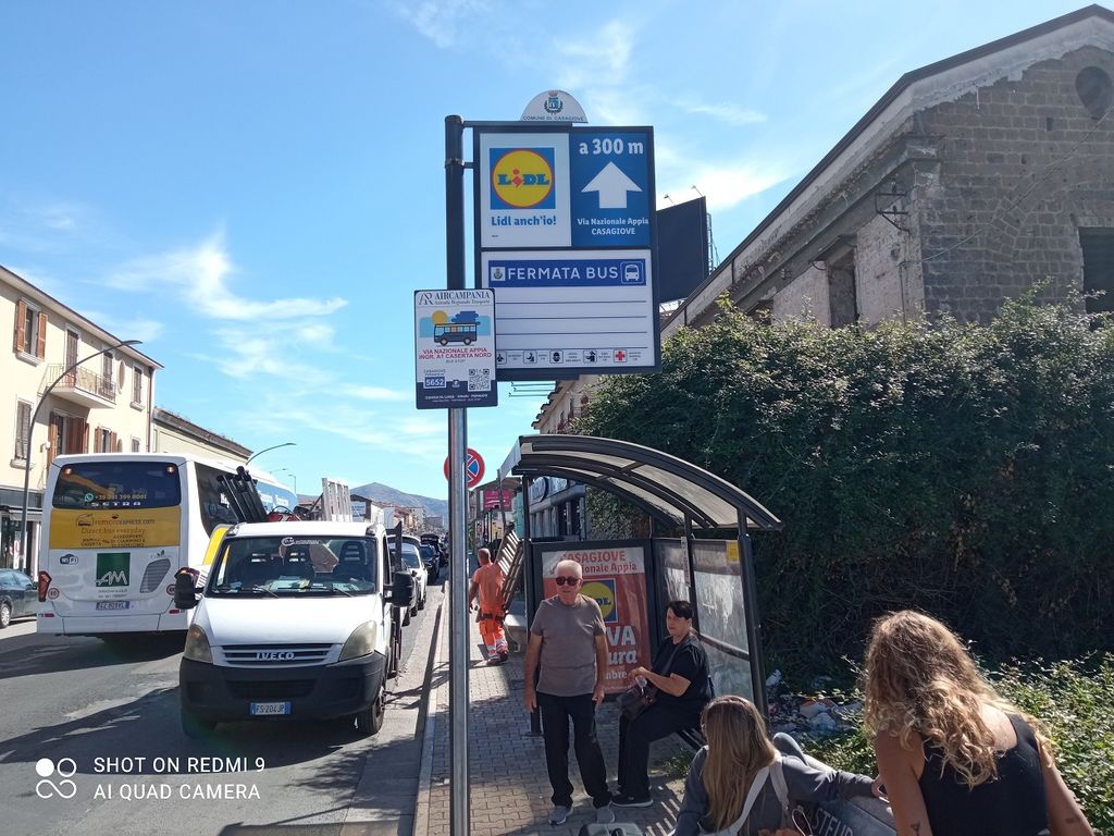 Impianto PALINA a Casagiove, in zona Poltronesofà