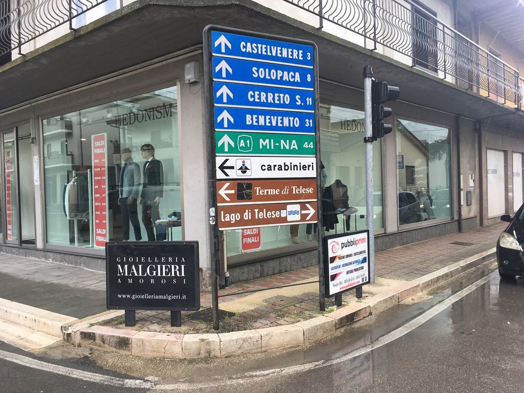 Impianto TRANSENNA a Telese Terme, in zona Newtrend Telese