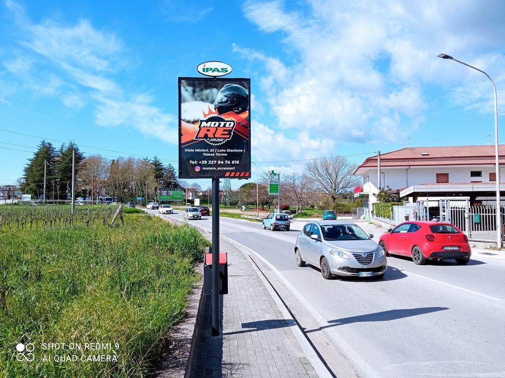Impianto TABELLA a Telese Terme, in zona Conad