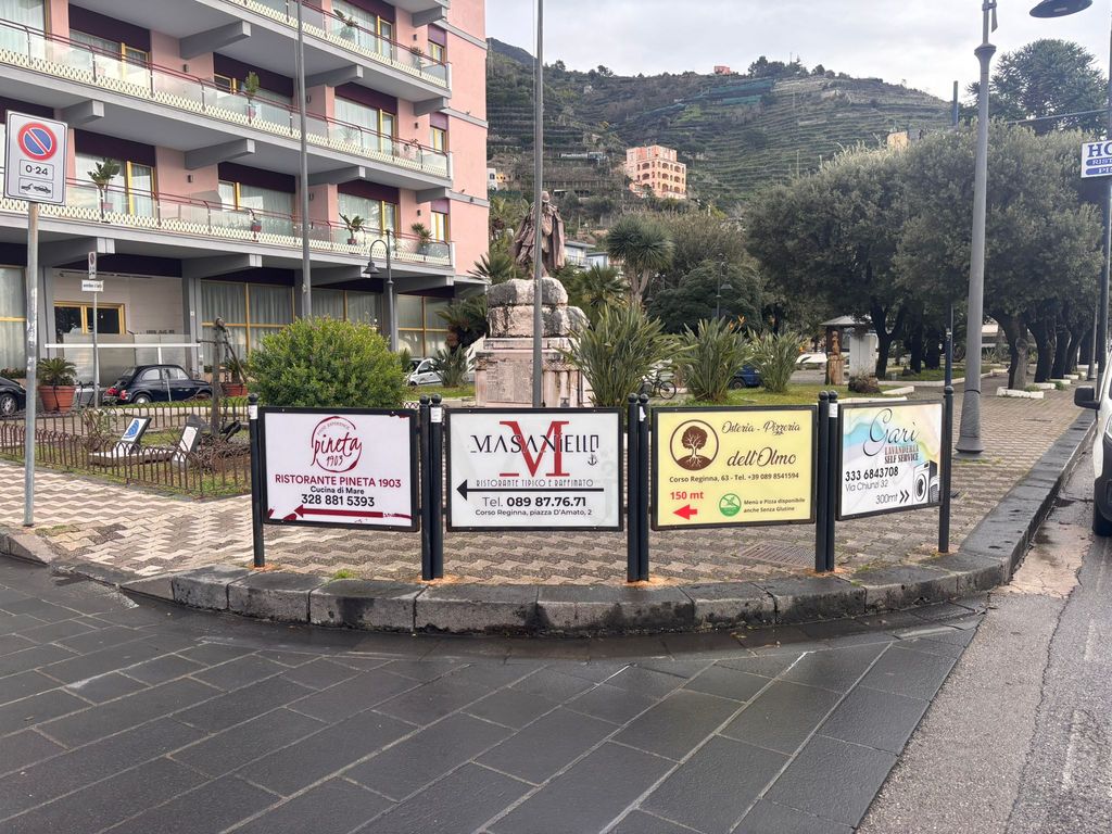 Impianto TRANSENNA a Maiori, in zona Gelateria Sweetshow