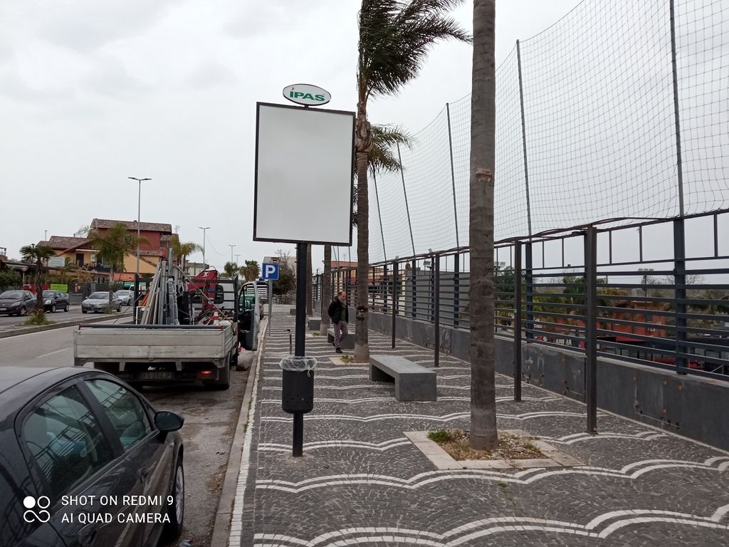 Impianto TABELLA a Quarto, in zona Ortofrutta fratelli Varchetta