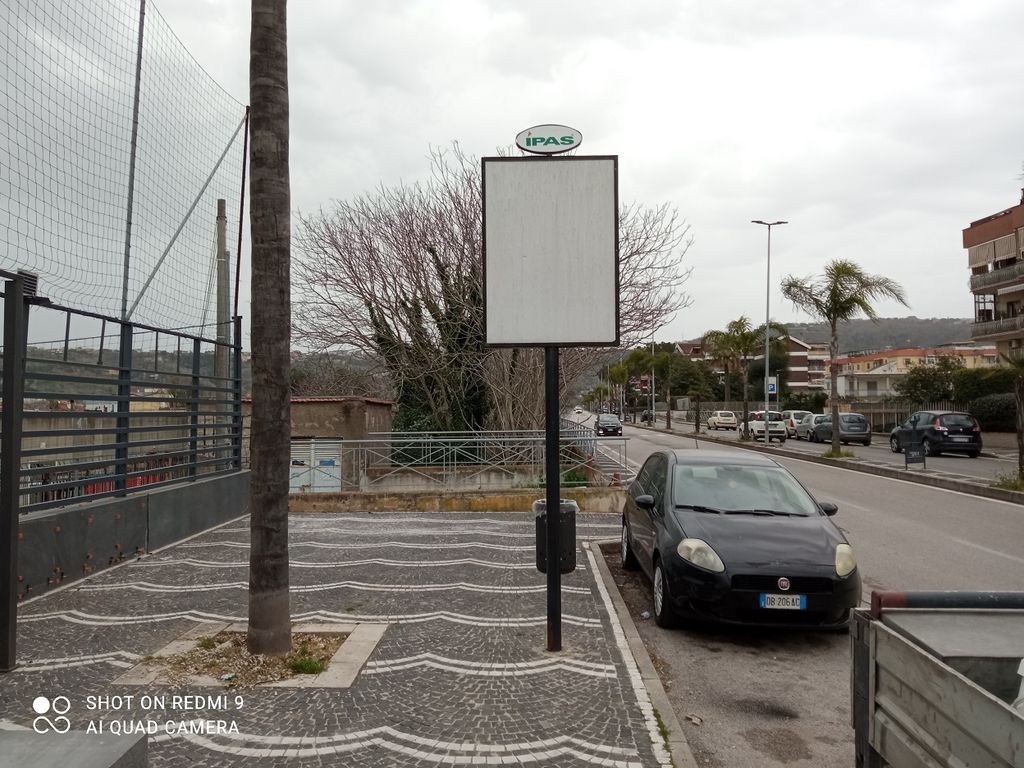 Impianto TABELLA a Quarto, in zona Ortofrutta fratelli Varchetta