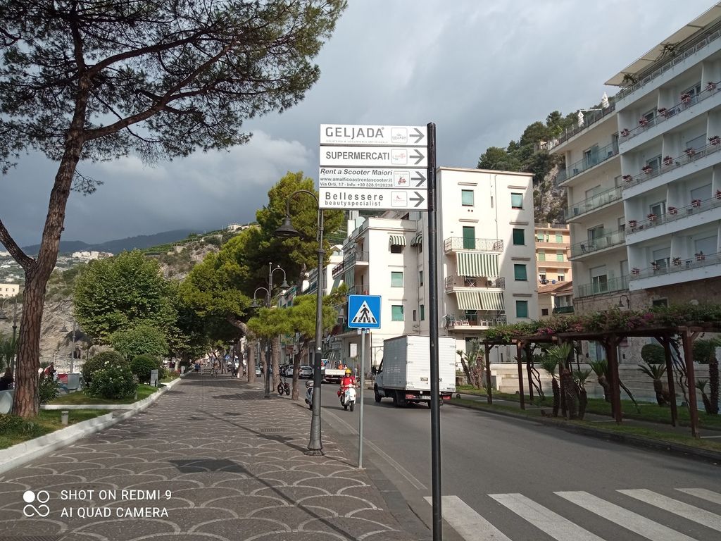 Impianto FRECCE / PREINSEGNE a Maiori, in zona Geljada