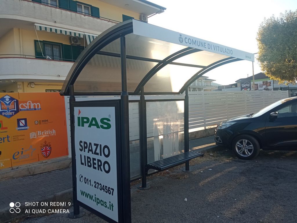 Impianto PENSILINA a Vitulazio, in zona Parcheggi Ovest