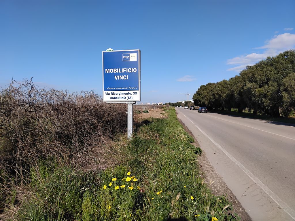 Impianto CARTELLONISTICA a Taranto