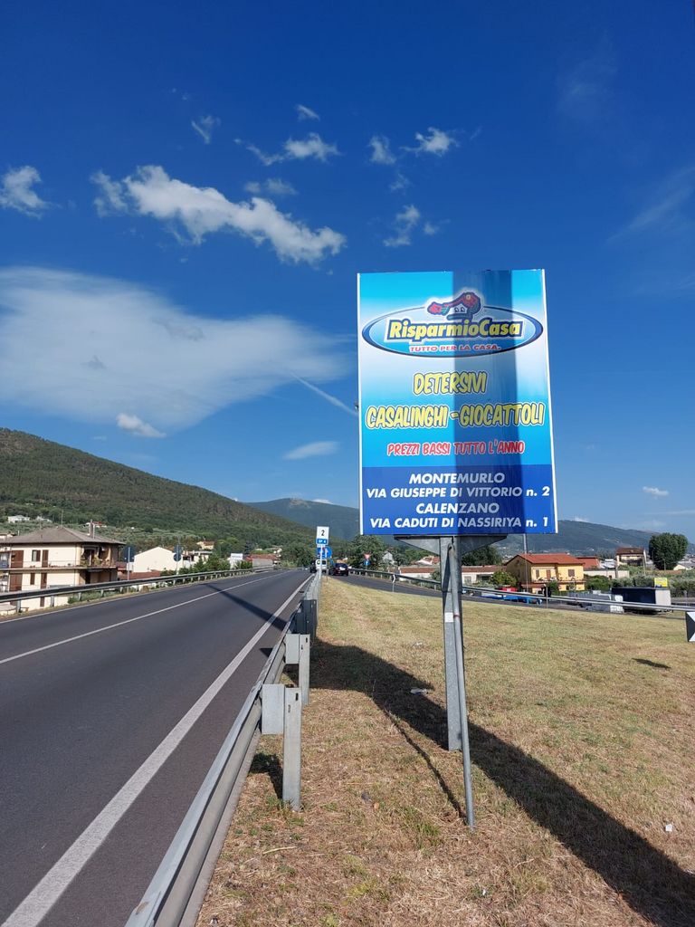 Impianto CARTELLONISTICA a Montemurlo, in zona Oratorio di San Girolamo e Santa Maria Maddalena dei Pazzi
