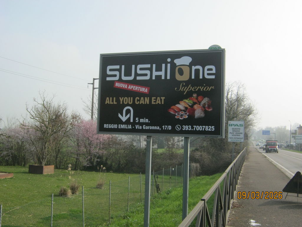 Impianto CARTELLONISTICA a Reggio nell'Emilia, in zona Parco della Vita