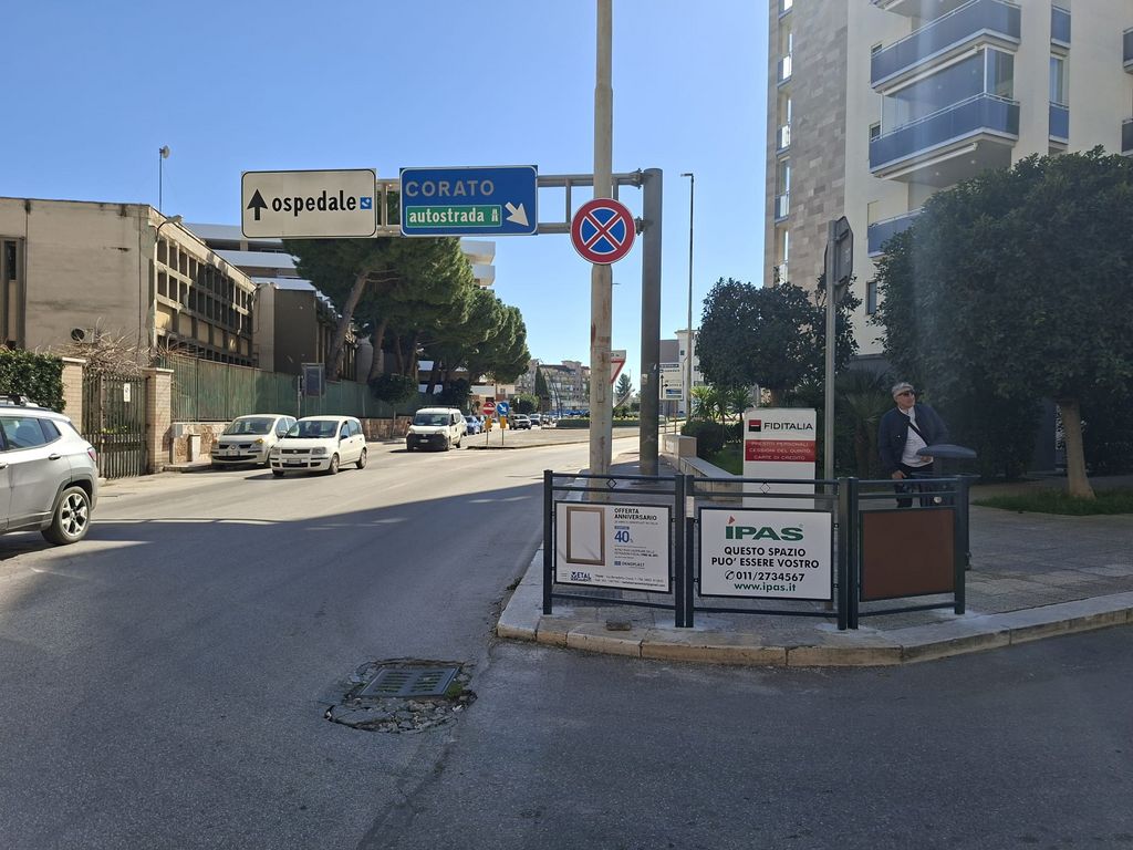 Impianto TRANSENNA a Trani, in zona Burger King
