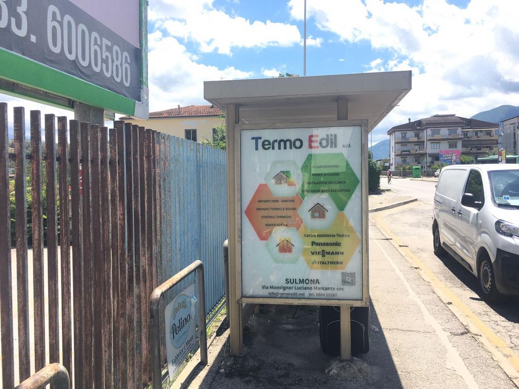 Impianto PENSILINA a Sulmona, in zona Conad