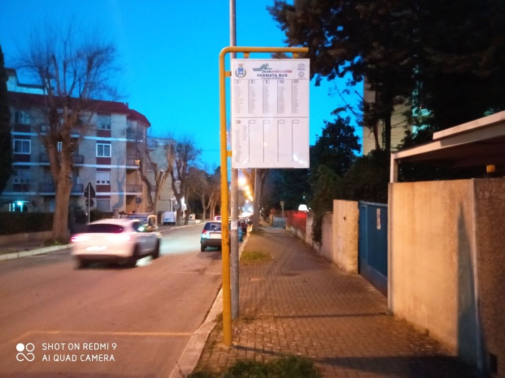 Impianto PALINA a Matera, in zona Bar 